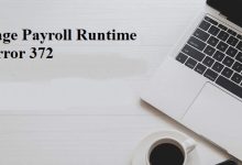 Sage Payroll Runtime Error 372