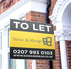 Shaped Estate Agent Boards