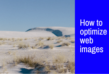 How to optimize web images