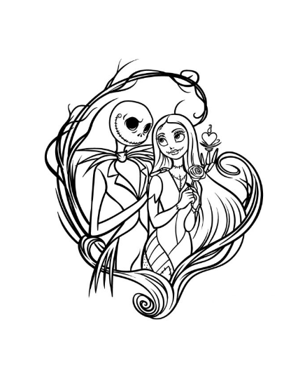 Draw Jack and Sally