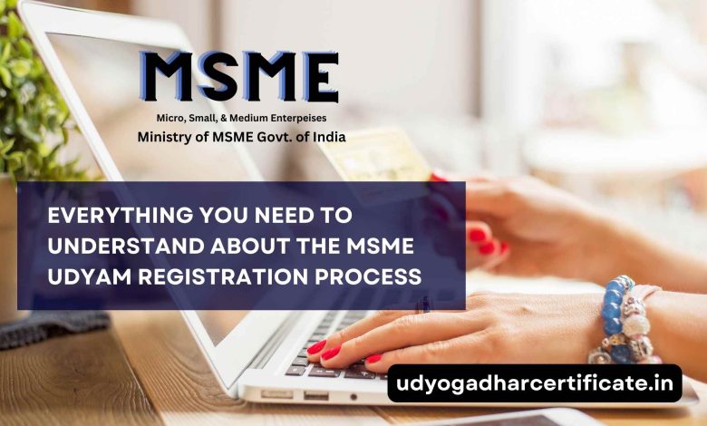 Understand About the MSME Udyam Registration Process