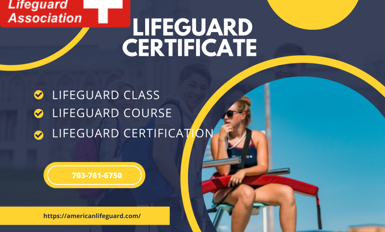 lifeguard certificate