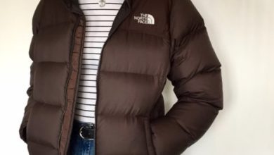 The Brown North Face Puffer Jacket