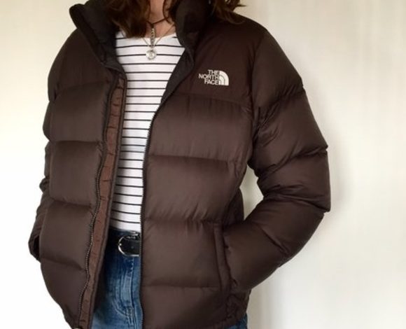 The Brown North Face Puffer Jacket