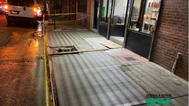 DOT sidewalk repair NYC