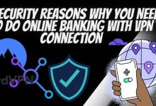 online banking with VPN connection