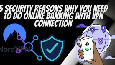 online banking with VPN connection