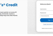 Carters Credit Card Login