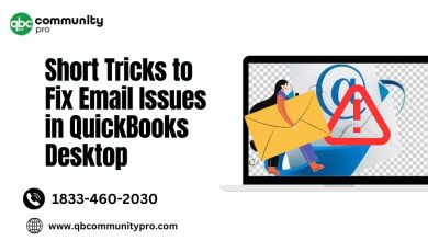 Fix email issues in QuickBooks in Short tricks
