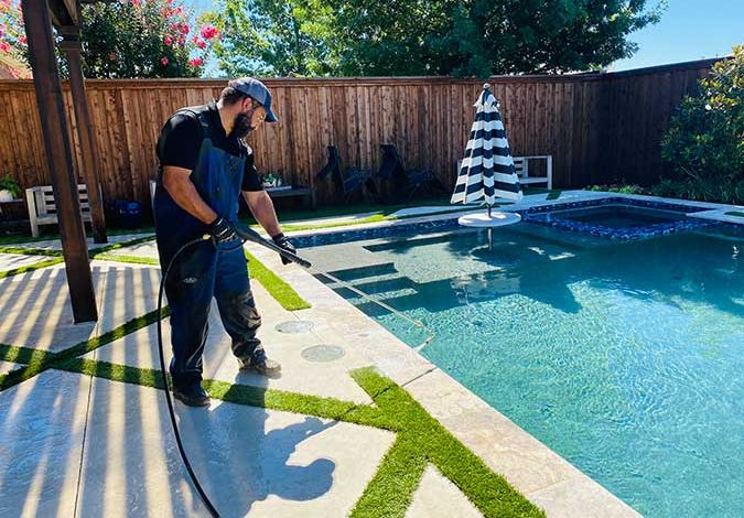 Pressure Washing Pool